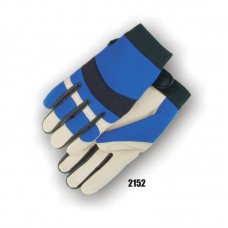 Bald Eagle Mechanics Glove with Pigskin Palm and Stretch Knit Back